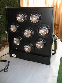 Faro Blinder ACL 8x PAR-36 2000W + 4 Lampade Nuove