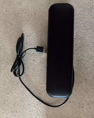 Soundbar USB per PC cassa speaker nera