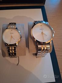 2 Orologi Fossil uomo e donna (nuovi)