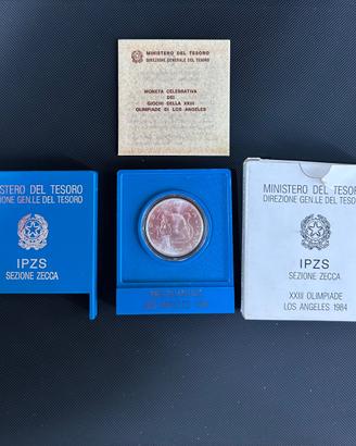 500 lire Olimpiadi Los Angeles 1984