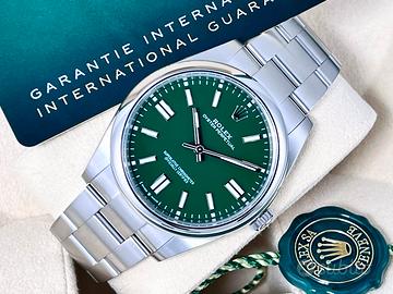 Rolex Oyster Perpetual 41mm Verde - Agosto 2024