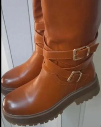 stivaletti donna Cawboy Pelle N40 