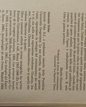 2 VOLUMI TEOLOGIA dei secoli II e III