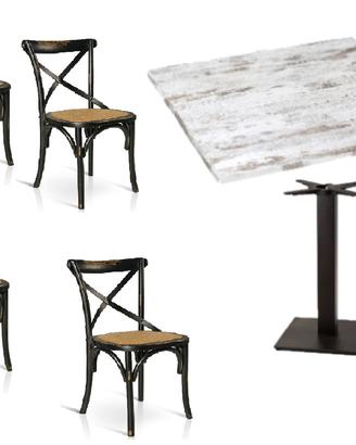 Set Cod819 Sedie Tavoli Ristorante Pub Bar