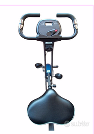 Cyclette pieghevole Ultra Sport con schienale