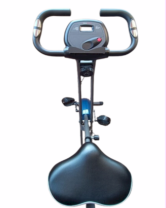Cyclette pieghevole Ultra Sport con schienale