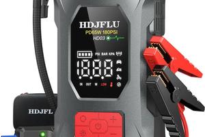 Booster Avviatore Auto 7500A + Compressore 180PSI