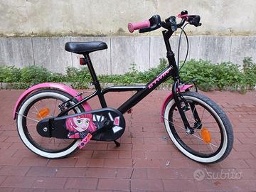 Bici 4-6 anni BTWIN, Spy Hero Girl 500, 16"