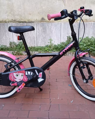 Bici 4-6 anni BTWIN, Spy Hero Girl 500, 16"