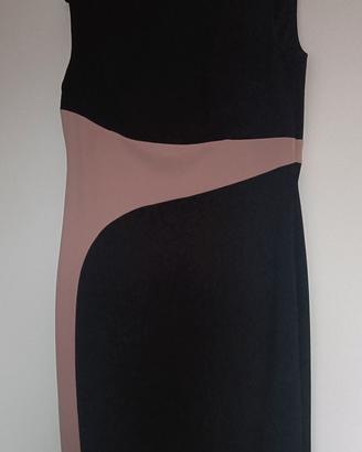 abito tubino Kitana nero e rosa