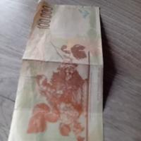 banconota  100 millelire rep italiana