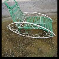 sedia a dondolo vintage 