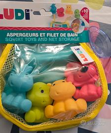 Set giochi bagno bimbi con sacchetto rete – nuovi
