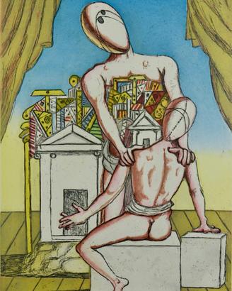 Giorgio de Chirico - “Oreste e Pilade” (2° vers.)