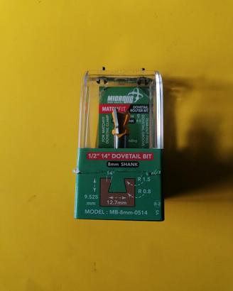 MICROJIG MATCHFIT Fresa a coda di rondine