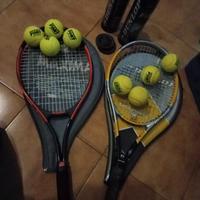 racchette tennis e palline