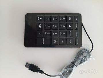 Tastierino numerico USB collegamento usb
