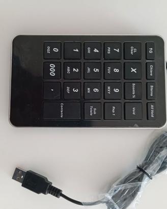 Tastierino numerico USB collegamento usb
