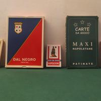 CARTE DA GIOCO  FORMATI PARTICOLARI