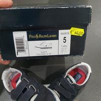 scarpe strappo bambino polo ralph lauren n.21