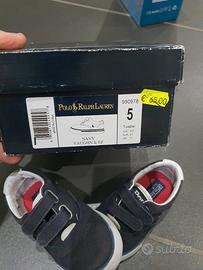 scarpe strappo bambino polo ralph lauren n.21