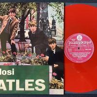 I favolosi beatles raro vinile rosso