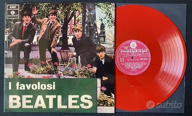 I favolosi beatles raro vinile rosso