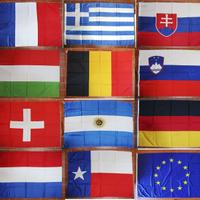 Scelta di bandiere a 6 Eur