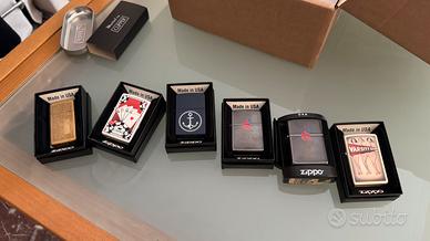 Collezione accendini Zippo USA in scatola