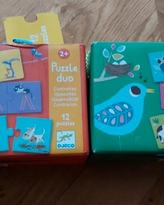2 Puzzle duo Djeco bimbi 2+