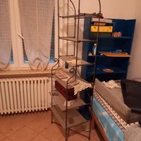 Scaffale ferro vetro