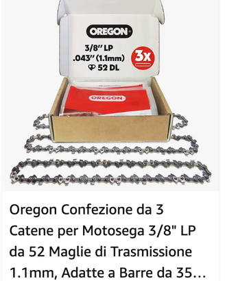 3 CATENE OREGON PER MOTOSEGA