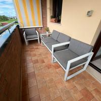 Set da giardino 4 posti + tavolino