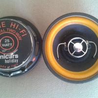 COPPIA ALTOPARLANTI  HI-FI, 10 cm, 4 ohm, 91 dB
