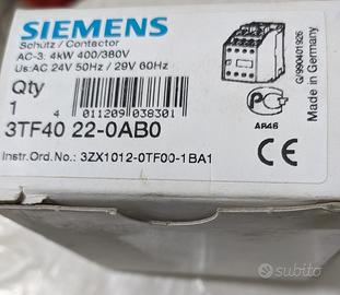 Siemens 3TF40 22-0AB0 siemens contactor