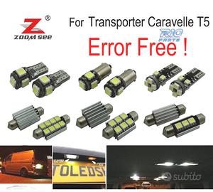 KIT 22 LAMPADE LED INTERNE PER VOLKSWAGEN VW TRANS