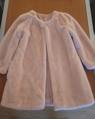 giacca finta pelliccia rosa tg. S