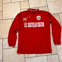 Felpa vintage pre-partita calcio Città di Castello