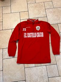 Felpa vintage pre-partita calcio Città di Castello