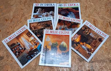 Lotto 7 riviste AD/ IN TAVOLA / LE BELLE CUCINE