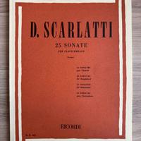 Scarlatti 25 Sonate per clavicembalo (spartiti)