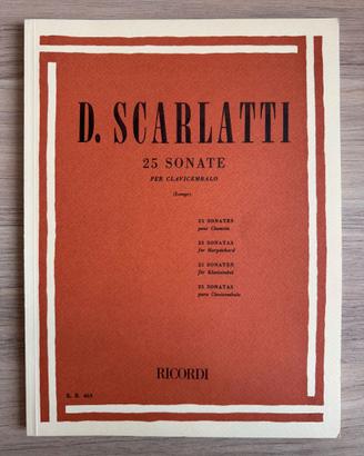 Scarlatti 25 Sonate per clavicembalo (spartiti)