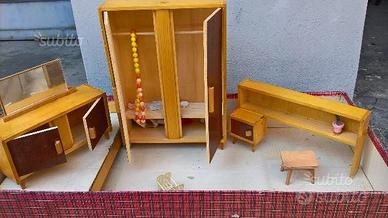 Mobili x bambole in legno