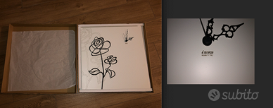 Orologio da parete Idettagli Wall clock rosa (nuov