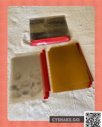 Coprilibri trasparenti con bordo adesivo -NUovI-