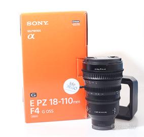 OBIETTIVO SONY E PZ 18-110 F/4 G OSS. E-MOUNT APSC