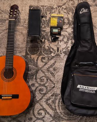 kit con chitarra classica Eki cs-10+accessori
