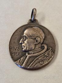 Medaglia arg 800 papa Pio XII° anno Giubilare 1950