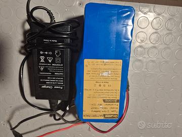 Batteria litio 36v 12a 430wh elettronica