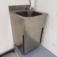 Lavello inox 50x50 con vano chiuso